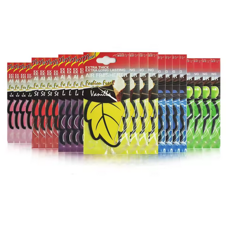 3-60pcs Car Air Freshener Natural Scented Tea Paper